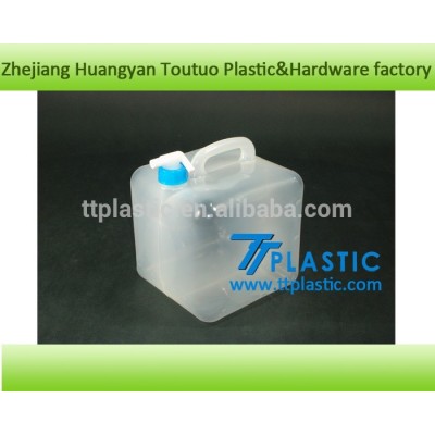 20L/5 gallon food grade LDPE foldable jerry can carrying and storing drinking water